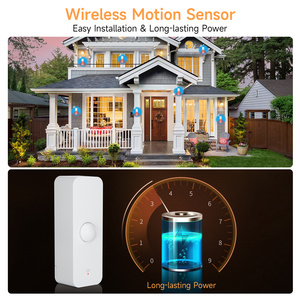 Detector de movimiento de alarma inteligente con función de compartir en familia y sensor de movimiento de vibración inalámbrico para uso personal - Product Image 5