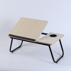 Multi-funzioni Mini tavolo pieghevole tavolo da studio in legno Computer da tavolo per letto - Product Image 2