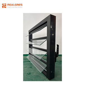 Ventanas de aluminio personalizadas Realgres, persianas integradas, persiana de cristal de aluminio, ventana con mosquitera - Product Image 1