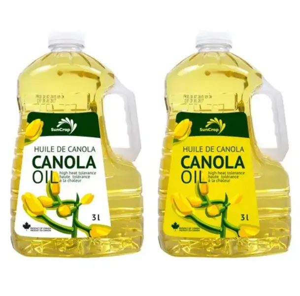 Olio di cartamo di alta qualità due bottiglie in scatola di legno puro naturale naturale spremuto a freddo olio di fiori di canola olio di canola a basso prezzo