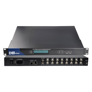 8 kanal FTA uydu TV alıcısı 8 Tuner için 24 * DVB-S/S26 * IP(SPTS) IPTV & IPTV profesyonel alıcı - Product Image 1