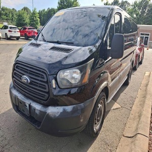 2017 <span class=keywords><strong>Ford</strong></span> Transit-150ฐาน FWD รถแวนแก๊สหนังสีดำภายในกล่องเกียร์อัตโนมัติขนาด R18อลูมิเนียมอัลลอยด์ด้านหลังใช้ด้านซ้าย