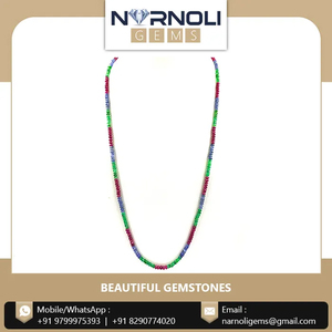 2024 Hot Sales Gorgeous String of Natural Emerald, <strong>Ruby</strong>, and Sapphire Beads at Low <strong>Price</strong> - Product Image 3