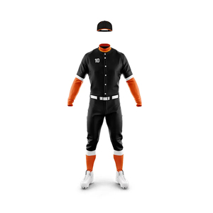 定制最新设计好材料棒球服透气面料和高品质材料面料棒球服 - Product Image 5