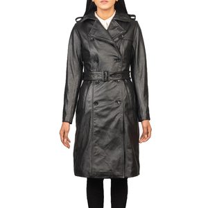 Leather Overcoats Brown High Designs Fashion Women Popular Clothing <strong>Coat</strong> Winter OEM Customized Shell Anti Jackets Picture Long