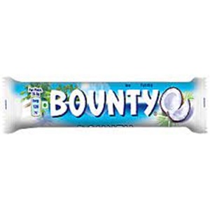 En kaliteli Bounty çikolata, hindistan cevizi dolu çikolata, çeşitli tatlar ile 57gm