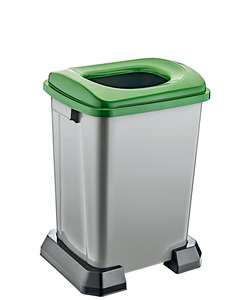 Çöp depolama için kapak çöp kutuları olmadan atık depolama ayakta tarzı için dikdörtgen plastik çöp kutusu - Product Image 4