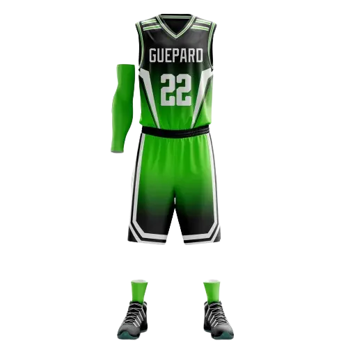 2024 squadra professionale personalizzata ricamata maglia da basket con pezza pantaloncini da uomo Set due pezzi