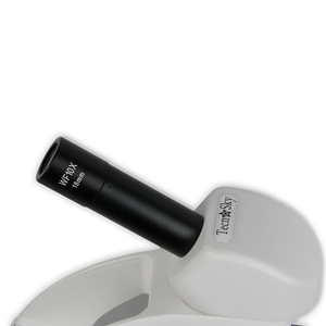 Microscopio biológico de tubo de tracción monocular con fuente de luz LED de alta calidad, diseño moderno elegante para laboratorios de estudiantes - Product Image 2