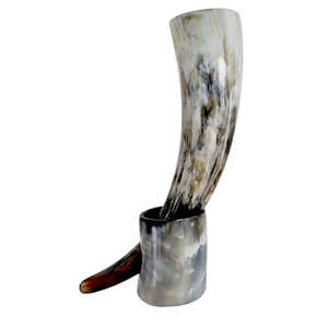 Best Quality Customized Eco-Friendly Handcrafted Viking Drinking <strong>Horn</strong> Carved Technique Home Restaurant Hotel Use Directly India