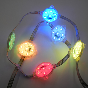 Полноцветный DMX XQD 12 мм RGB светодиодный пиксельный свет Водонепроницаемый DC12V модуль для освещения событий и наружного дисплея - Product Image 1