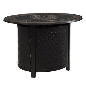 Classic <strong>round</strong> iron fire pit with sculpted legs and stable frame for evening gatherings on the <strong>patio</strong> or in the yard - Product Image 3