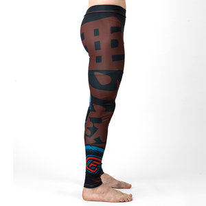 2024カスタムデザインプリント最高のコンプレッションパンツカプリ男性用 - Product Image 6