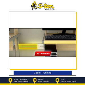 Double Lock Technology High Quality Wiring Protection PVC Cable <strong>Trunking</strong> from Sri Lanka Origin Manufacturer - Product Image 4