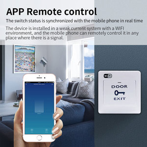 2023 Hot Tuya Smart APP Remote Control WiFi Door Exit <strong>Button</strong> <strong>Wireless</strong> Release <strong>Push</strong> Switch for Access Control <strong>System</strong> PST-WHMJ01 - Product Image 5
