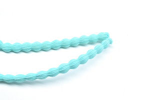 Pp Cords 3mm <strong>Colorful</strong> Korea Wavy Pattern Nylon <strong>Elastic</strong> Rope <strong>String</strong> Latex Rubber Strap Cords Silicone Cords - Product Image 3
