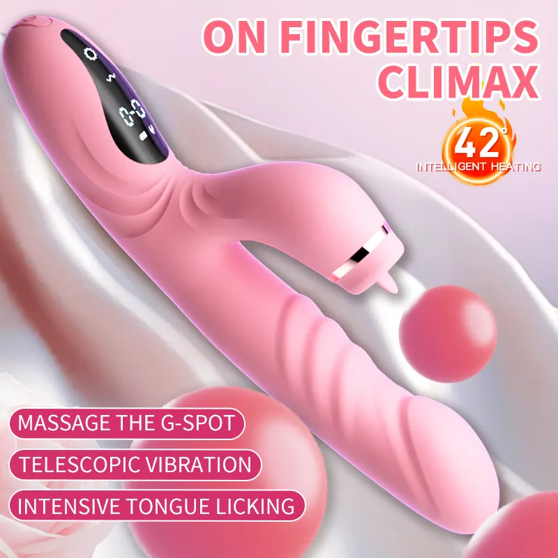 Productos sexuales femeninos-Vibrador de extensión de dedo mágico Sakura-consolador 9 Vibración de estiramiento de frecuencia