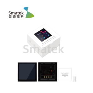 2024 yeni tasarım akıllı yaşam ev ev akıllı anahtar dokunmatik ekran ile WiFi BLE kablosuz Tuya duvar anahtarları kontrol paneli S6RE - Product Image 5