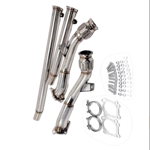 Automotive Exhaust Pipe Modification Suitable for Audi <strong>S4</strong> B5 A6 Allroad C5 2.7L 2.5&quot; K03 <strong>Turbo</strong> and Upgraded K04 RS6 <strong>Turbo</strong> - Product Image 1