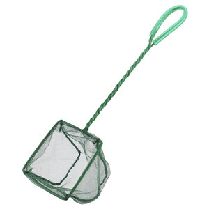 Premium <span class=keywords><strong>Aquarium</strong></span> Visnet Met Gevlochten Roestvrijstalen Handvat Vierkant Fijnmazig <span class=keywords><strong>Aquarium</strong></span> Voor Veilig Slib Voedselresten - Product Image 1