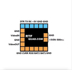 QZ BOM Ultra Small Mini OSD <strong>FPV</strong> <strong>Video</strong> Overlay Module for sp racing F3/Naze32/CC3D/F4/F7 Flight Controller - Product Image 2