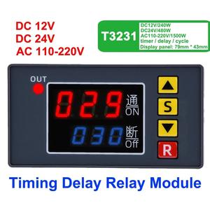 T3231 DC12V 24V AC220V Digital Time Delay Relay <strong>Programmable</strong> Time Control <strong>Controller</strong> Digital Delay Relay Switch - Product Image 2