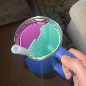 Reusable Inner <strong>Cup</strong> Section Tray <strong>2</strong>-in-<strong>1</strong> Separator Silicone Liner for Tumbler <strong>Cup</strong> 40 oz Silicone <strong>Cup</strong> Separator <strong>2</strong>-in-<strong>1</strong> Inner Tray - Product Image 6