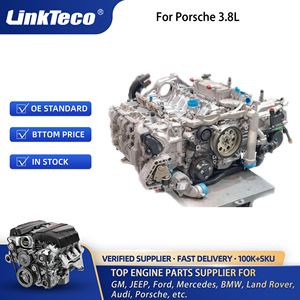Linkteco <strong>Engine</strong> Long Cylinder Block Assembly for Porsche 981 3.8L V6 Cayman GT4 Boxster Spyder Convertible 2016 <strong>Engine</strong> Motor - Product Image 2