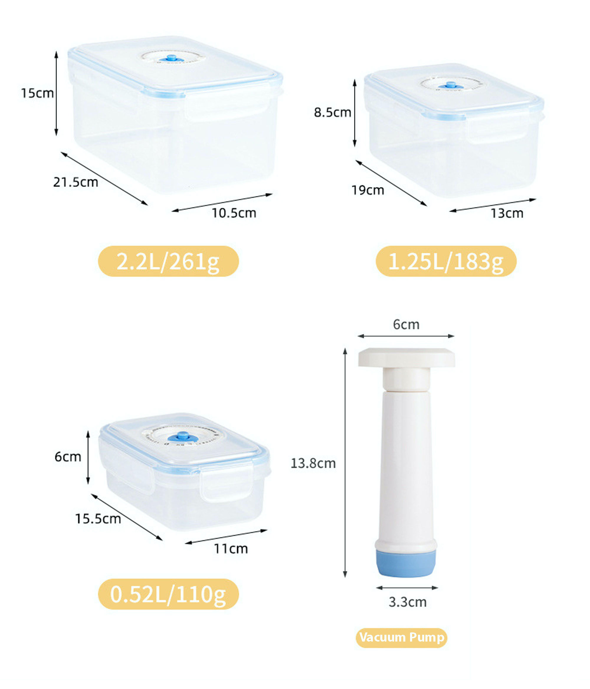 Ensemble de 3 pièces