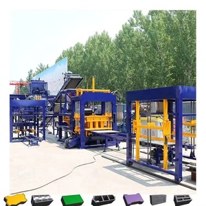 Máquina automática de fabricación de bloques huecos de material de construcción de hormigón, máquina de fabricación de ladrillos de cenizas volantes con apilador de bloques - Product Image 2