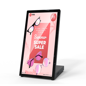 MWE 8/10.1 Inch Small Android Custom Portable Mobile Lcd Table-Top Touch Display Screen <strong>Digital</strong> for Hotel Counter - Product Image 2