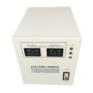 Kompakt endüstriyel SVC AVR 1-3KVA 220V/110V çift çıkışlı otomatik voltaj regülatörü ± 3% doğruluk B/H yalıtım Hi-Eff> AC için 90% - Product Image 3