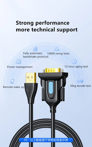 Cavo di alta qualità da USB a DB9 RS232 cavo seriale adattatore maschio a maschio - Product Image 2