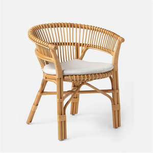 Armstoelen Eetkamerstoelen Rotan Stoelen Met Kussen Voor Restaurantmeubilair - Product Image 1