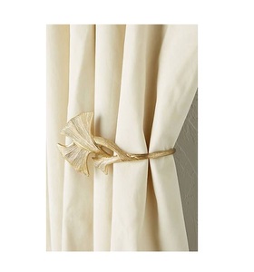 Ưa Thích Nhà Trang Trí Vàng Bướm Hình Dạng Rèm Móc Chủ Rèm Theo Dõi Hướng Dẫn Đường Sắt Con Lăn Móc - Product Image 2