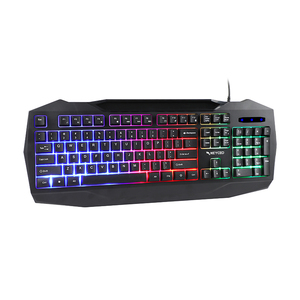 OEM-teclado de ordenador con cable RGB de 104 teclas, teclado de Gaming con membrana de sensación táctil - Product Image 3