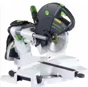 フェストールKS 120デュアルコンパウンドスライディングマイターソーDIY電気木工ツールT-LOC付き