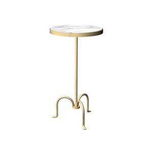 Hot Selling <strong>Marble</strong> &amp; Metal Accent Table Trendsetting Home Furniture with Exquisite Elegance and Functionality - Product Image 6