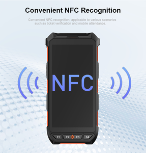 เครื่องอ่านแท็ก RFID C6100ระบบแอนดรอยด์13แบบมือถือ15M UHF ระยะไกลเครื่องสแกน13.56MHz NFC - Product Image 4