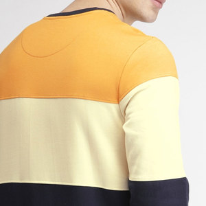 Basics Cotton Blended OEM Custom Logo Crew Neck Sweatshirt Men's Casual Color <strong>Block</strong> Embroidered Best Price Sweatshirts - Product Image 5