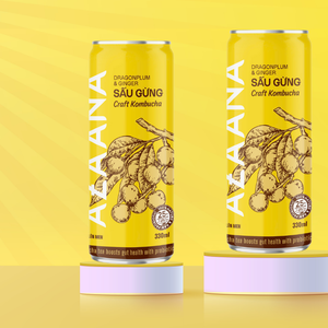 เวียดนาม etsau ผลไม้และขิง Kombucha ผสมรสชาติน้ำผลไม้เข้มข้น