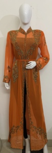 <span class=keywords><strong>2025</strong></span>ドバイ美しい伝統的なイスラム女性服サウジアラビアアバヤイスラム教徒服湾岸布手刺繍カフタン