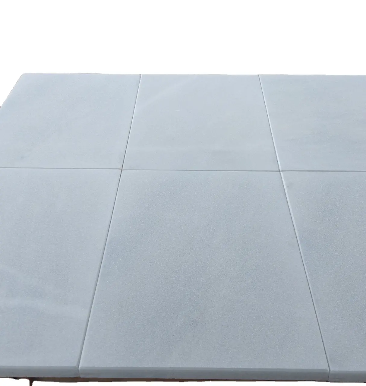 Piedra de mármol de nube blanca de estilo vietnamita diseño moderno 40x60x2,5 cm arenado