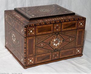 Stroge kutusu ramazan mübarek ev dekor islam hediye Eid dekorasyon Eid işareti Eid ahşap sandık hediye kutuları - Product Image 1