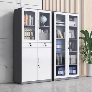Multi-layer metal desktop <strong>file</strong> cabinet office data storage box drawer with lock large capacity - Product Image 4