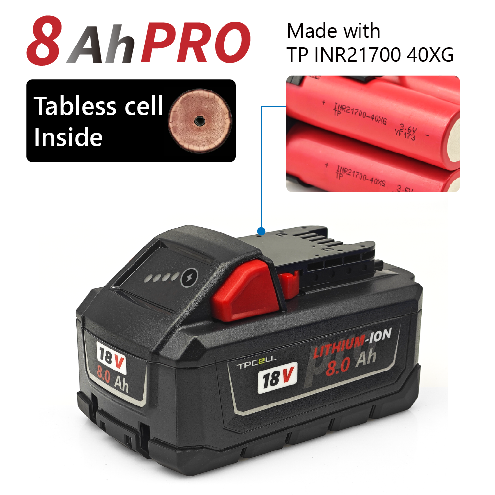 8Ah pro tabless cell