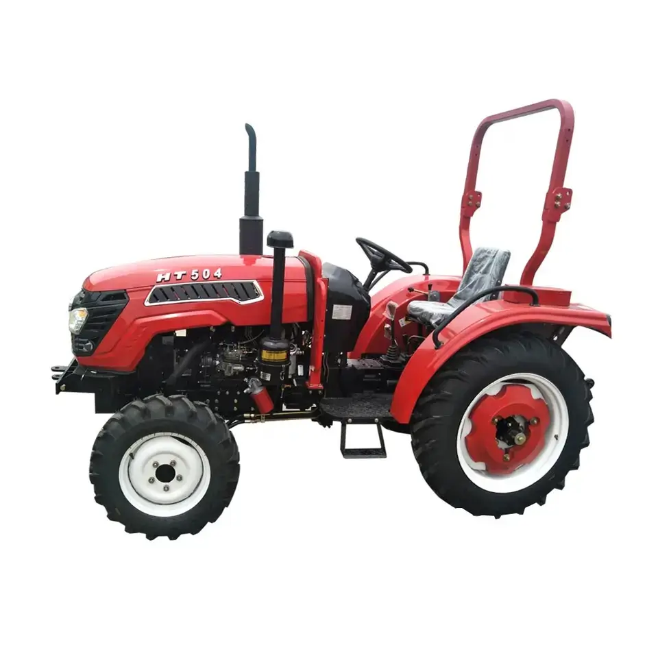 Agricultural machinery mini low price tractor compact farm tractor with implement