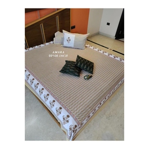 Amara & Masakali 93x108พร้อมปลอกหมอนอิงมือ2ชิ้นผ้าปูเตียงขนาดควีนไซส์พรีเมียมคอลเลกชัน AMBS041ล่าสุด - Product Image 5