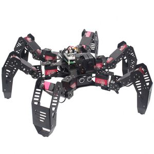 Finished 18DOF Hexapod Robot 2DOF PTZ Spider Robot with Main Board for <strong>Raspberry</strong> <strong>Pi</strong> 4B/1G - Product Image 3