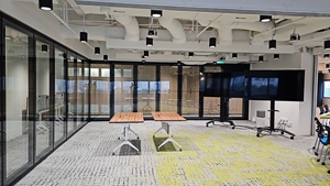 Modern 1-Hour Fire Resistance Solid Wall <strong>Partition</strong> <strong>System</strong> Home Office Steel Aluminum Glass <strong>Partition</strong> Fireproof Application